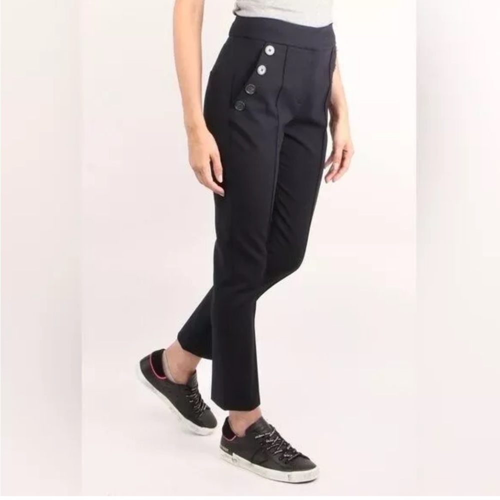Veronica Beard Friedman navy pants cropped from Tuckernuck - Picture 7 of 7